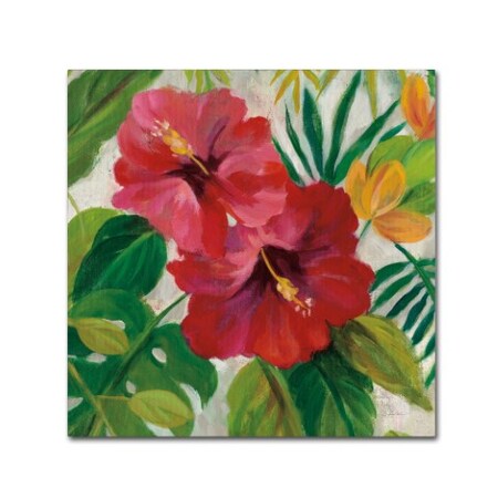 Trademark Fine Art Silvia Vassileva 'Tropical Jewels I v2 Crop' Canvas Art, 24x24 WAP01582-C2424GG